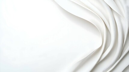 Obraz premium White Fabric Texture Background With Drape
