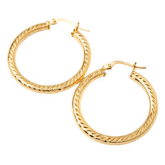 golden bracelet isolated on white