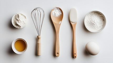  wooden baking item in a kitchen.ai generative