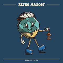 Cute Ketupat Mascot Ramadan Edition