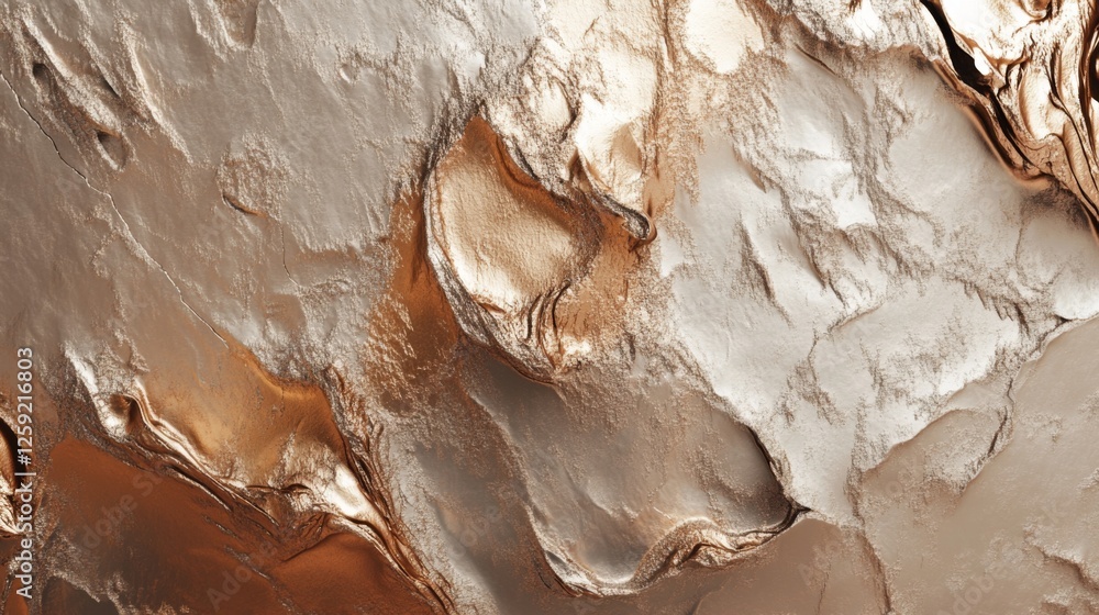 Aufkleber a textured abstract background with a mix of rough and smooth elements, combining earthy tones and m