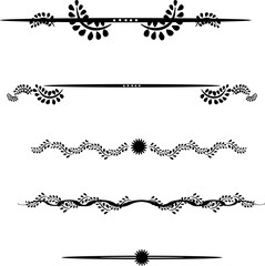 Decorative monograms and calligraphic borders. Template signage, logos, labels, stickers, cards. Graphic design page. Classic design elements for wedding invitations