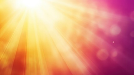 Obraz premium Radiant Sunburst Background with Soft Bokeh for Design Projects