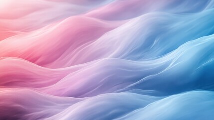 Soft Abstract Waves in Pastel Colors &ndash; Dreamy Modern Background