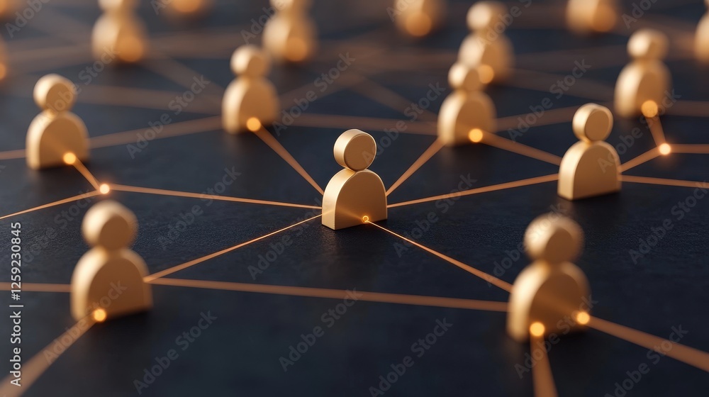 Poster business networking event collaborating for success in a digital environment global perspective