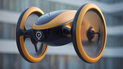 Innovative Drone Design with Sleek Features and Modern Aesthetics