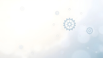 Abstract gear sprocket and circular vector pattern design for wallpaper and decoration