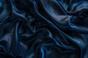 Fototapeta premium Dark Blue Surface Creating a Sense of Depth and Tranquility
