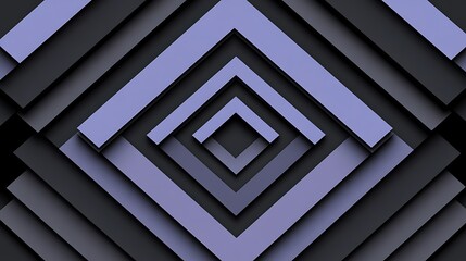 Fototapeta premium Abstract geometric shapes, dark background, pattern