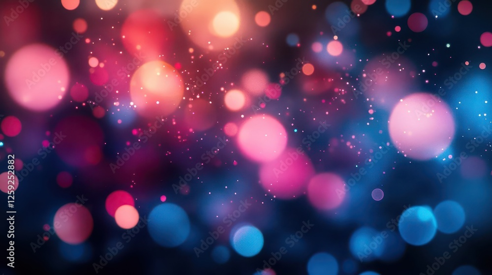 Poster abstract radiant color flow with neon blur effect for digital art and design projects