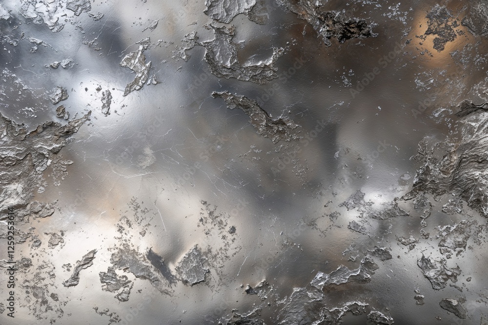 Poster rustic silver gradient texture with distinct top to bottom effect
