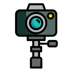 Fototapeta premium Monopod Icon