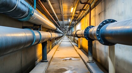 Industrial Pipeline Infrastructure: A Glimpse into the Underground Network