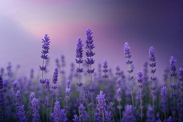 Fototapeta premium Gentle Lavender Gradient Backdrop with Soft to Dark Hues