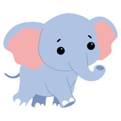 Cute animal elephant illustration 