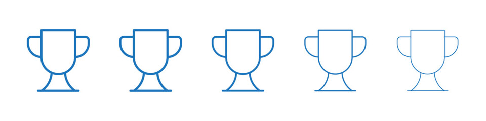 Award icon Symbol collection thin outline set