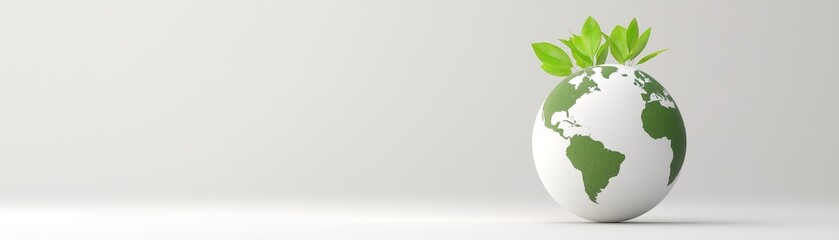 Sustainable earth practices global landscape educational content natural environment upward view eco-conscious concept