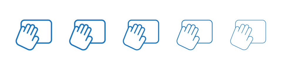 Clean icon Symbol collection thin outline set