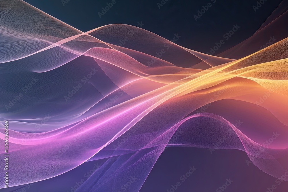 Aufkleber rich textured gradient veil effect with dynamic shadows and noise interference