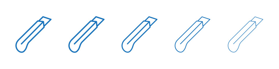 Cutter icon Symbol collection thin outline set