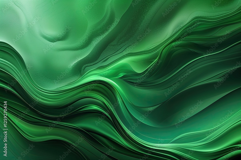 Poster green gradient abstract backdrop with textured finish suggesting fluidity and dynamism