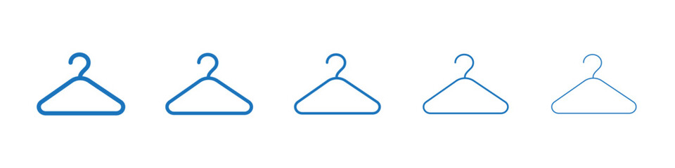 Hanger icon Symbol collection thin outline set