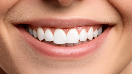 Obraz premium bright smile showcasing healthy teeth and joyful expression