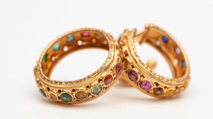 golden ring with diamonds