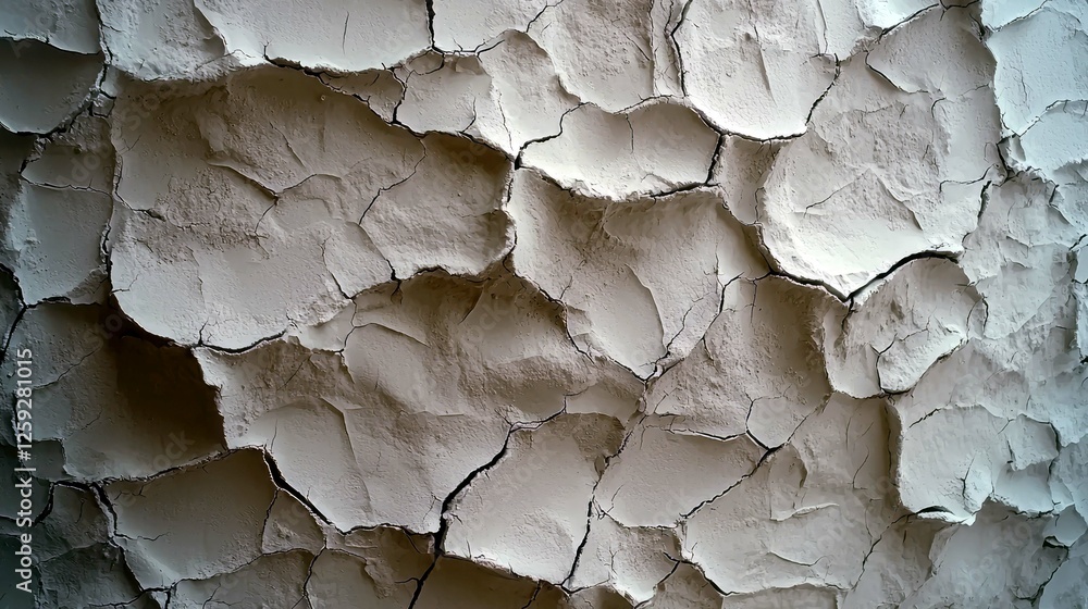 Poster parched earth: a study in texture and erosion. a high-resolution image capturing the intricate detai