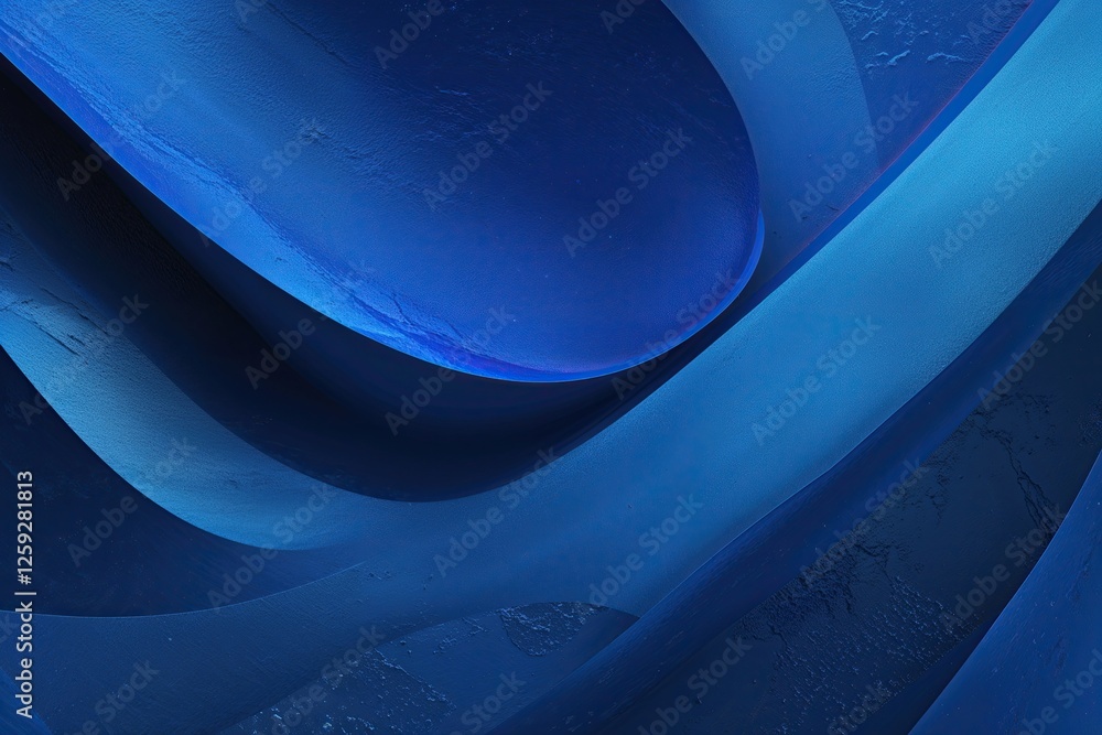 Poster cobalt blue gradient background with textured transition design