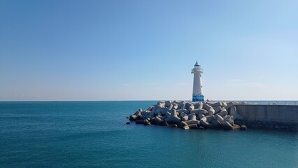 부산 청사포바다