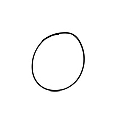 Imperfect Circle Doodle Illustration