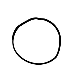 Imperfect Circle Doodle Illustration