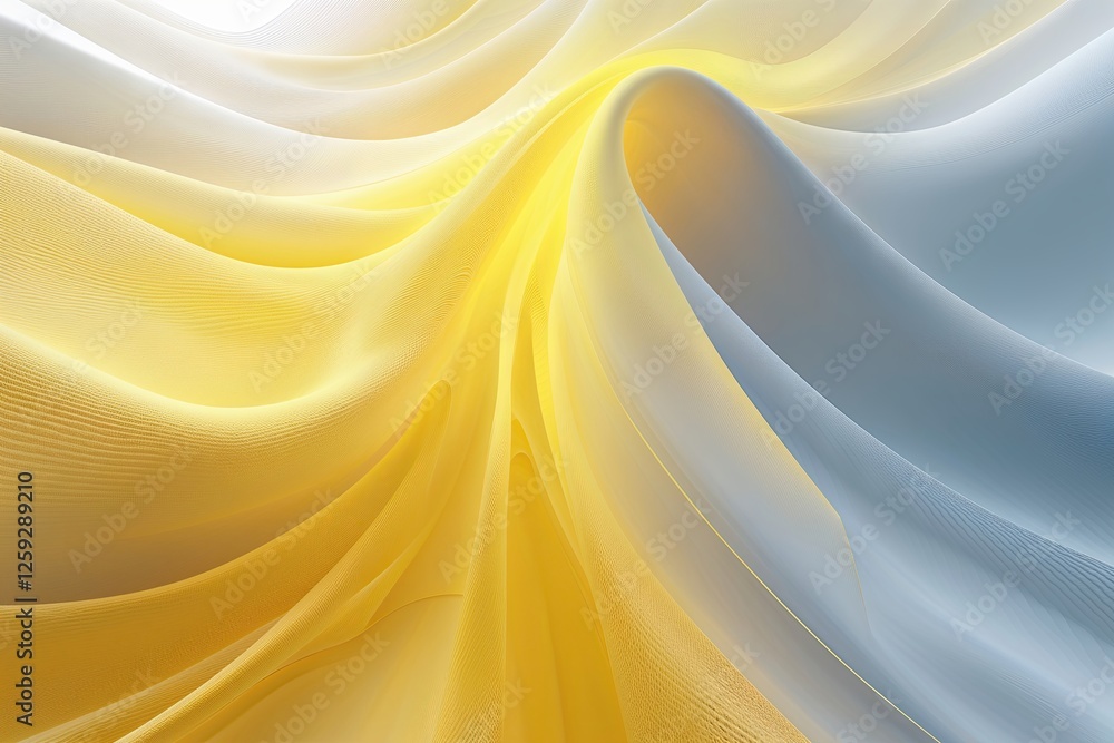 Poster bright yellow gradient abstract background with textured flowing design symbolizing optimism and ene