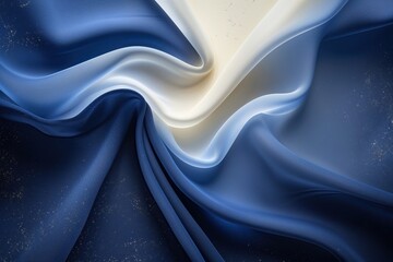 Fototapeta premium Sophisticated Navy Blue Gradient Background with Creamy Ivory and Subtle Grainy Texture for Design Projects