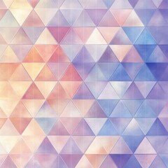 Fototapeta premium Colorful Abstract Geometric Pattern of Triangles and Gradient Shades