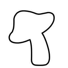 Mushroom Outline 