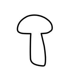 Mushroom Outline 