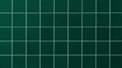 Close-up of dark green ceramic tile texture background