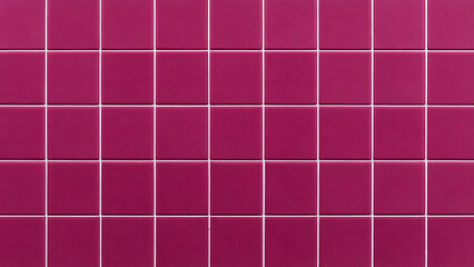 Close-up of dark pink ceramic tile texture background