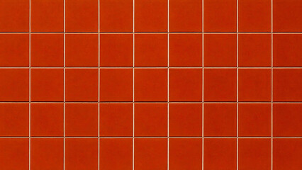 Close-up of orange ceramic tile texture background