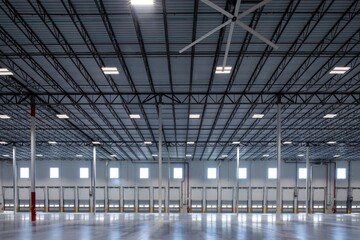 Fototapeta premium Empty warehouse