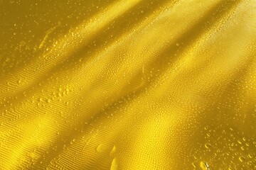Vibrant Yellow Canvas with Grainy Texture Capturing Sunlight for a Cheerful Aesthetic