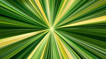 Obraz premium Abstract Green And Yellow Radiating Lines Background