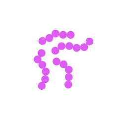 streptococcus pneumoniae bacteria flat style