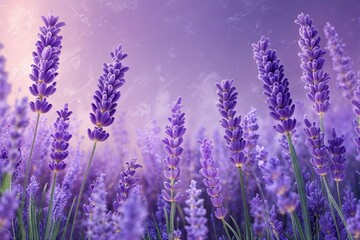 Naklejka premium Lavender Gradient Background with Textured Effects for Digital Art Creations