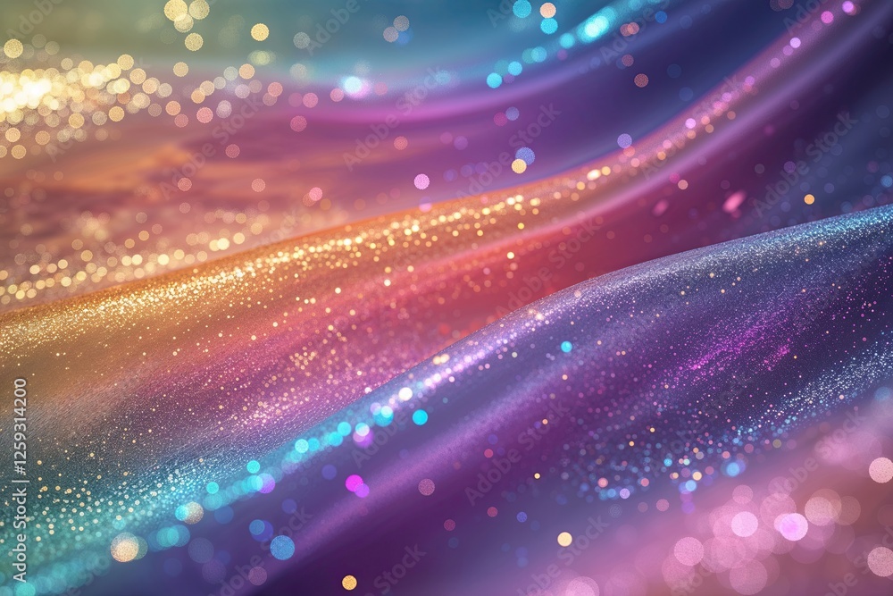 Poster vibrant retro gradient background with soft glimmering texture and blurred effect