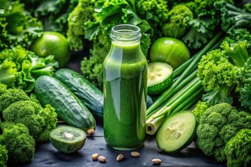 Refreshing Green Smoothie Recipe A Vibrant Blend of Nature's Goodness