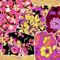 Abstract Flower background suitable for home decore and wallpaper purpose