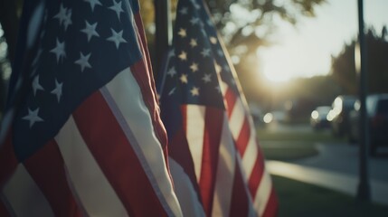 Respectful Veterans Day 2024 ceremony featuring veterans saluting and American flags, highlighting a dignified and honorable tribute for Veterans Day and memorial content.